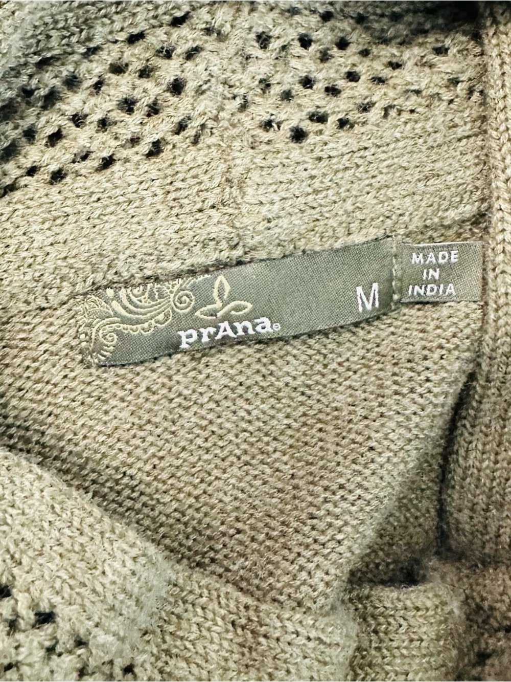 Prana Olive Cowl-Neck Knit Sweater Dress - Picture 9 of 9